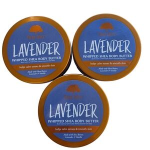 Tree Hut Lavender Whipped Shea Body Butter 3 Pack Calms Senses & Smooth Skin
